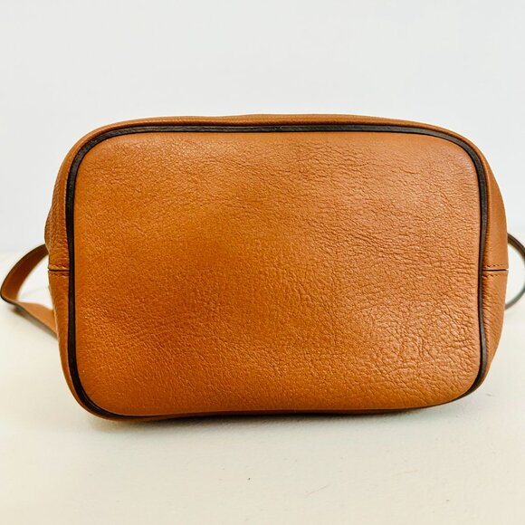 CHLOE FAYE 2-WAY TAN SUEDE AND CALFSKIN LEATHER SHOULDER BAG BACKPACK ITALY